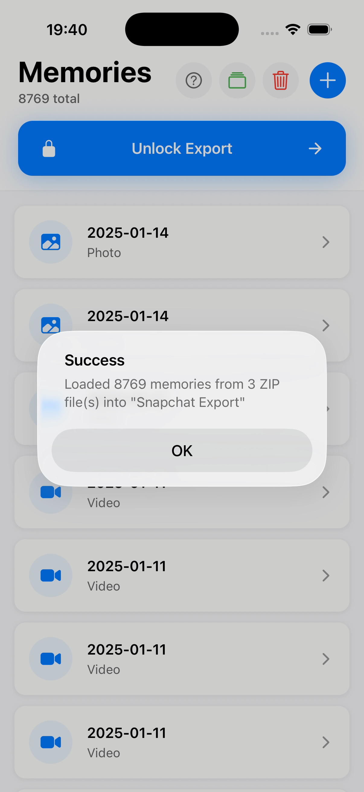 Memport app screenshot 7