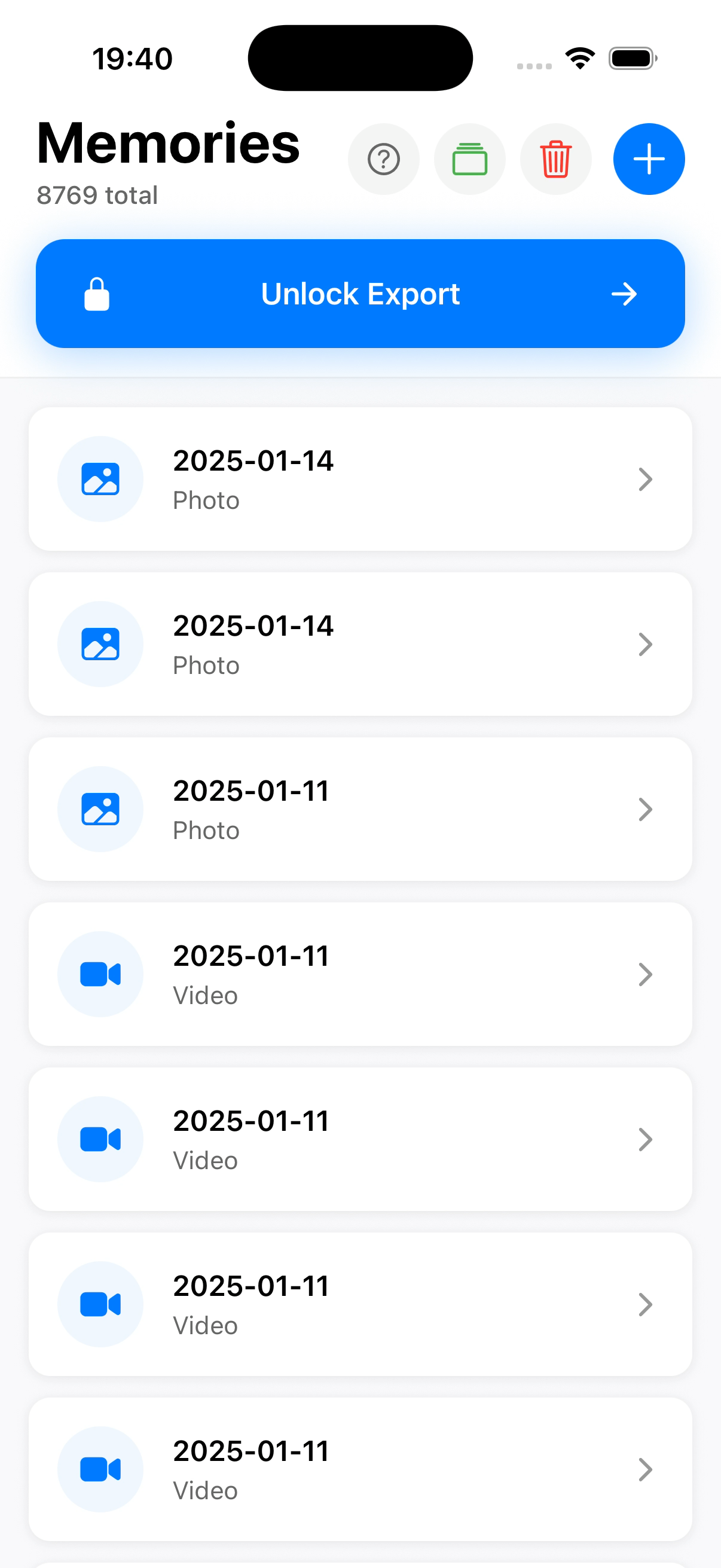Memport app screenshot 8